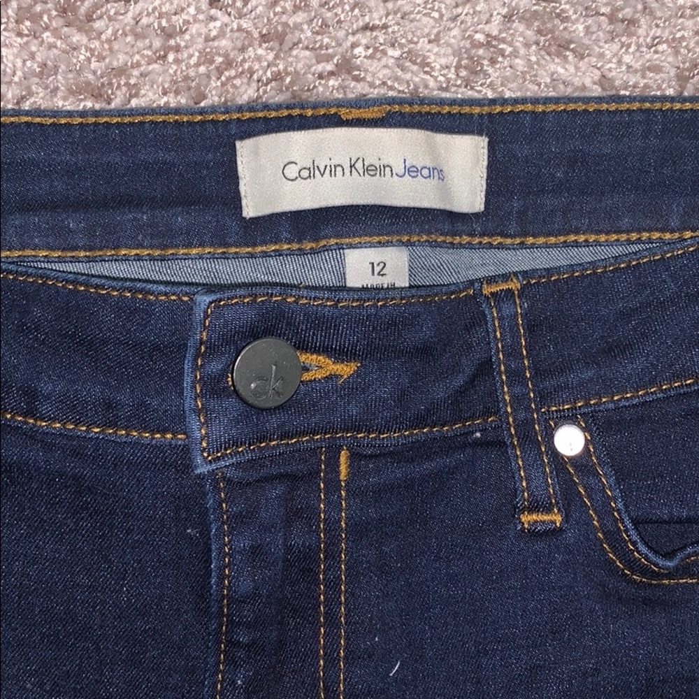 Dark denim Calvin Klein skinny jeans
